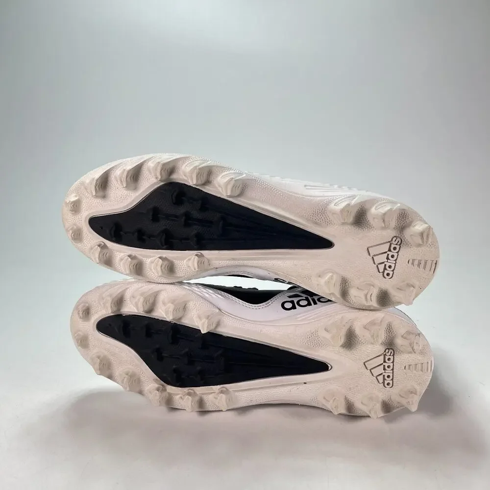 adidas Freak Mid MD White Black Football Cleats Shoes CG4442 Men's Size 7.5